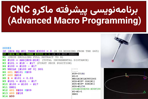 برنامه نویسی پیشرفته ماکرو CNC (Advanced Macro Programming)